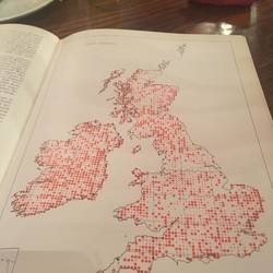 Map showing heron distribution in UK