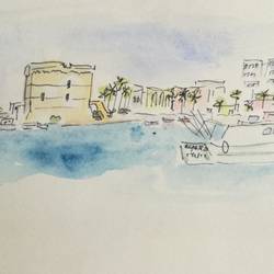 Porto Cesareo ist eine gut geschützte Bucht