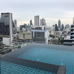 Ausblick von unserem Hotel