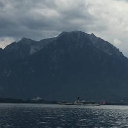 The steamer going by