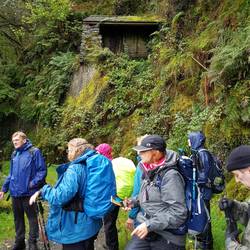 Slate quarry incline winding drum with fellow ramblers