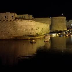 Die Festung von Gallipoli in Szene gesetzt