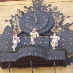Clock in the main square