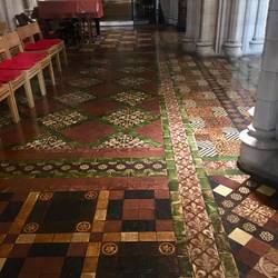Floor in Christchurch Cathedral