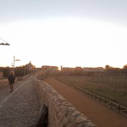 Medieval bridge, joining two towns