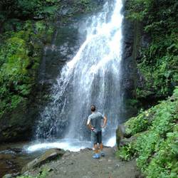 Mtirala National Park waterfall
