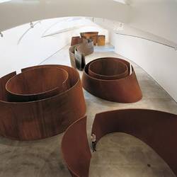 Metal sculpture by Richard Serra