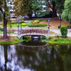 Brücke der Liebenden im Park - ich frag mich immer, wie viele dieser Lieben noch existent sind 🤔☺️