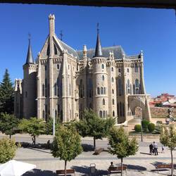 Gaudi palace from our window