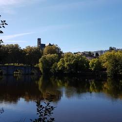 Blick über den Fluss Vienne in Limoges