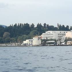 Erste griechische Windmühle in Ormos Garitsas