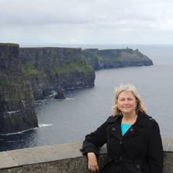 Glenda at the Cliffs of Mohr