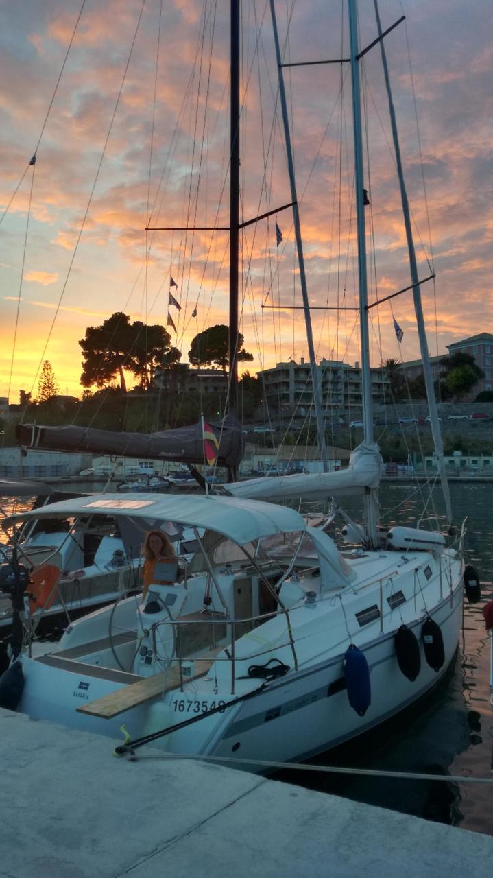 Tolle Farben zum Sonnenuntergang