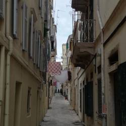 Leere Gassen in Korfu