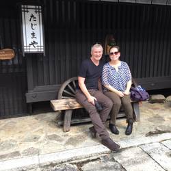 Our ryokan's stoop