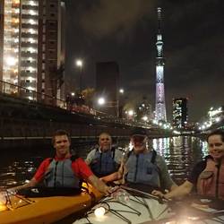 Tokyo Skytower view from canals