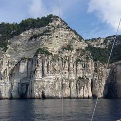 Beeindruckende Steilküste von Paxos