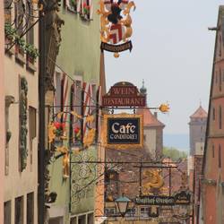 Store Signs on the Main Street