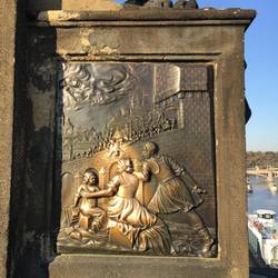 Das goldene anfassen bringt Glück!