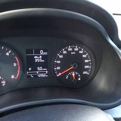 Gas gauge says we need gas, actually diesel.