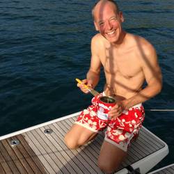 Auch Michael malt mal