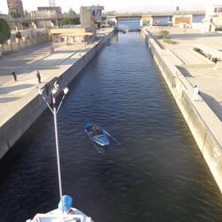 In the locks of Esna