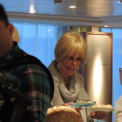 German Dinner on the Ship