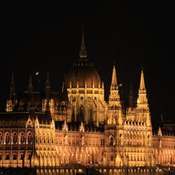 Hungarian Parliament Building in Budapest