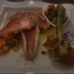 Hauptspeise: Fisch. (Weiter reicht mein Französisch nicht)