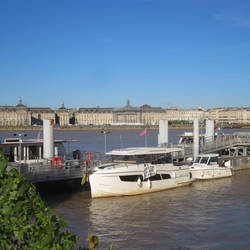 Bordeaux from across the Garonne