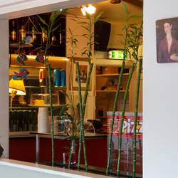 Kaktus Restaurant Interior. Icelanders love indoor plants.