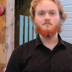 Modern-Day Viking at the Museum in Borgarnes