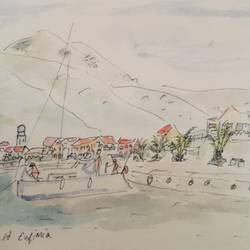 Eufimia liegt geschützt in der gleichnamigen Bucht