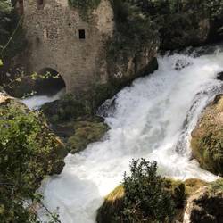 Mill on the Vis river.