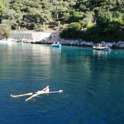 Badestopp in Ormos Afteli