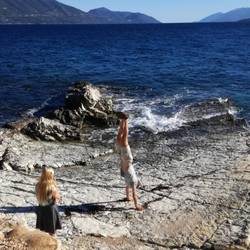 Der Kanal zwischen Ithaka und Lefkas