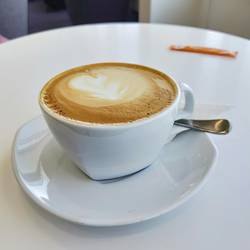 A real coffee at last!