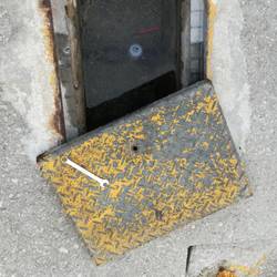 Wasseranschluss im Wasser