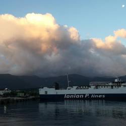 Mächtige Wolken über Kefalonia