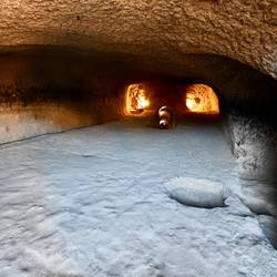 Aufgang in der Mitte