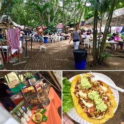 Organic street food market