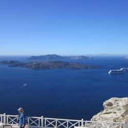 Site of the Eruption of Thera