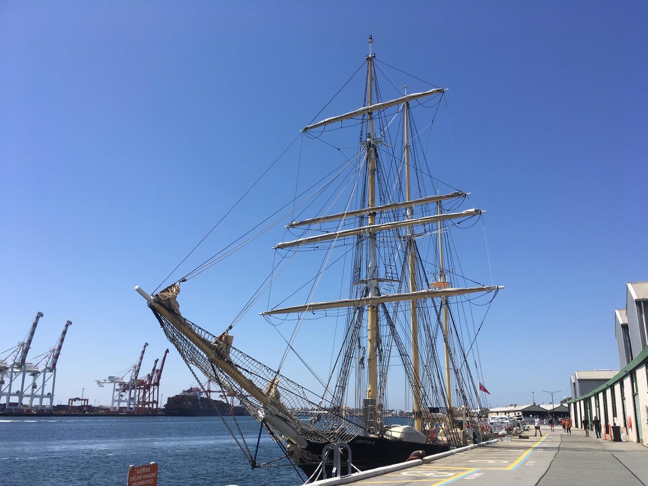 Theres a tall ship sailing thing in hobart, sydney and perth.maybe melb too? Bit of an oz formula..