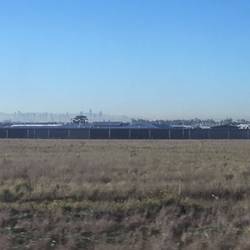 PT trip to Lorne.. saw the melb skyline in the distance on Vline