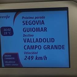 High speed to Segovia