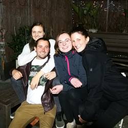 Antonia, Valentin, Jeanne und ich