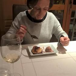 Desert at the end of a lovely meal