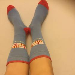 My new Barçelona socks!