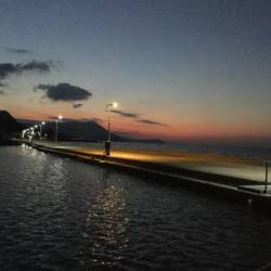 Sunset in Mavrolimnis