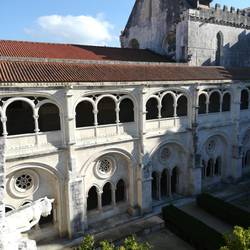 Looking into the cloister
